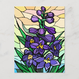 Carte postale Dendrobium en verre