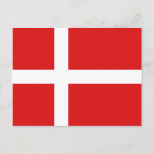 Carte Postale Denmark Flag Postcard