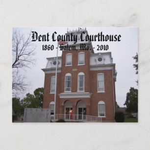 Carte Postale Dent County Courthouse, 1860 - Salem, Mo. ...