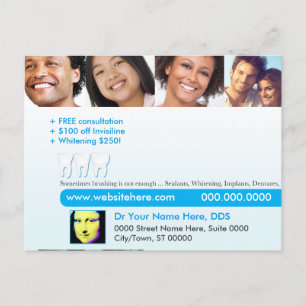 Carte Postale Dental postcard   Sometimes brushing is not enough