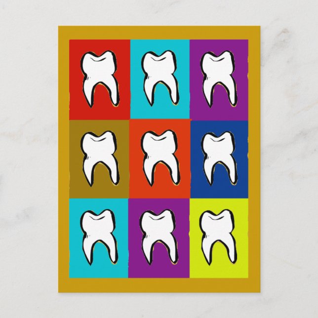 Carte Postale Dentist Popart Don (Devant)