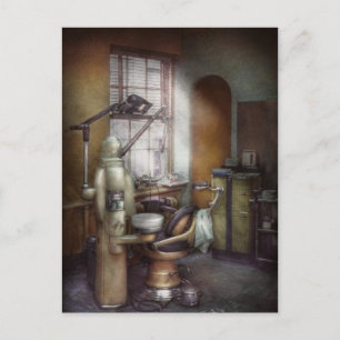 Carte Postale Dentiste - Bureau dentaire vers les années 1940