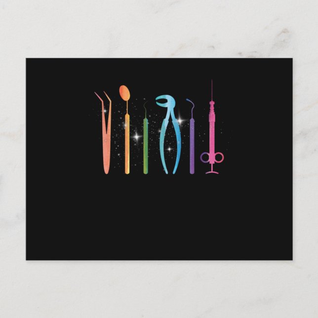 Carte Postale Dentiste Dentaire Dentistère Dents Dents Dents Den (Devant)