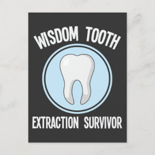 Carte Postale Dentiste Sagesse Extraction des dents Survivant De