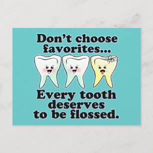 Carte Postale Dentisterie amusante