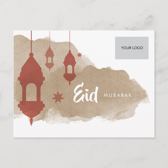 Carte postale d'entreprise Eid - Rouge (Devant)