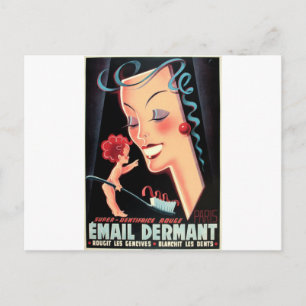 Carte Postale Dents blancs brillants