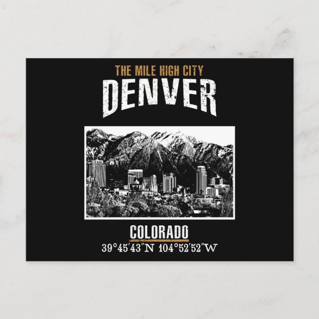 Carte Postale Denver (Devant)