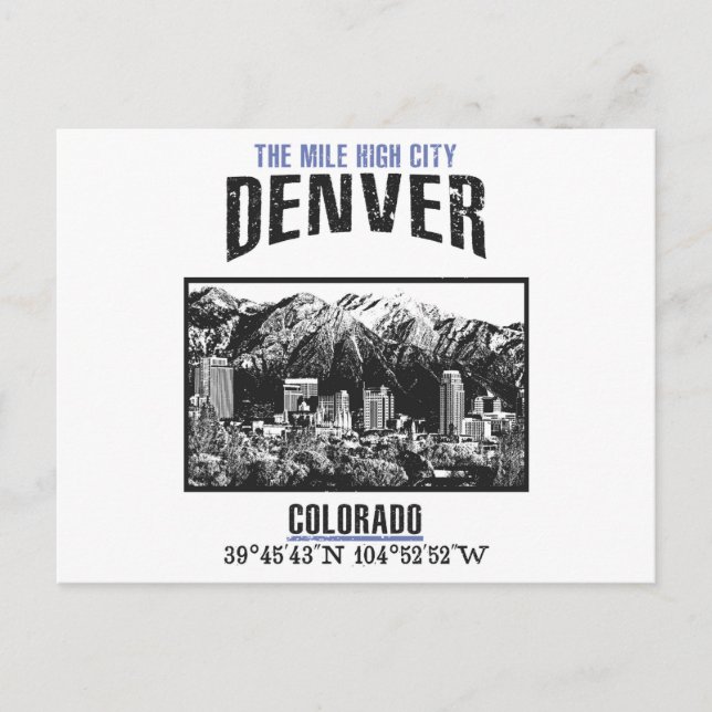 Carte Postale Denver (Devant)