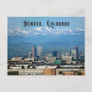 Carte Postale Denver Colorado Pour Les Voyages