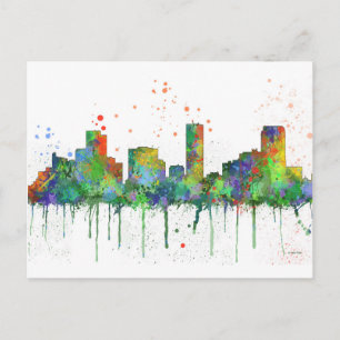 CARTE POSTALE DENVER, COLORADO SKYLINE