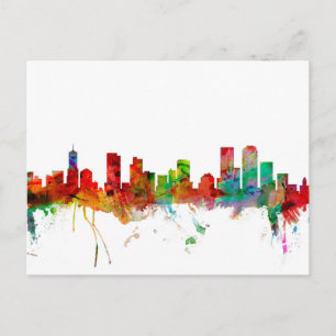 Carte Postale Denver Colorado Skyline