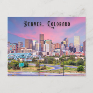 Carte postale Denver Colorado Voyage