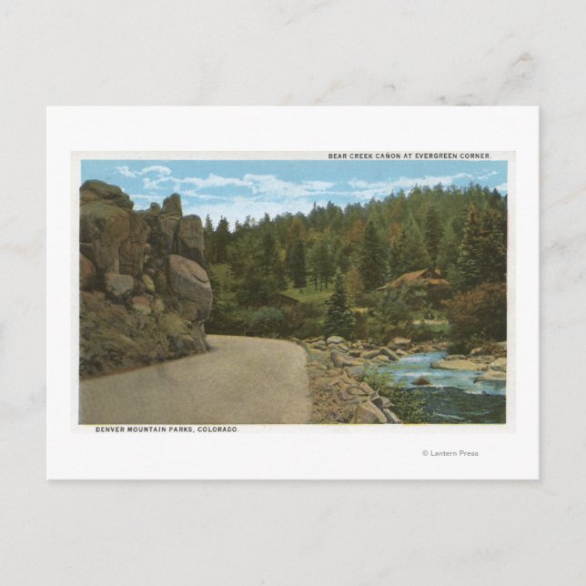 Carte Postale Denver Mountain Park, CO (Devant)