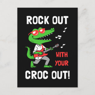 Carte Postale Dépêche-toi avec ton Croc