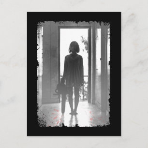 Carte Postale Déplaisante tronçonneuse Horreur Dark Art