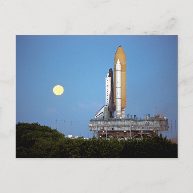 Carte Postale Déploiement de la navette spatiale Atlantis STS-86 (Devant)