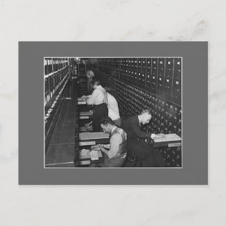 Carte Postale Dépôt d'hommes, années 1930