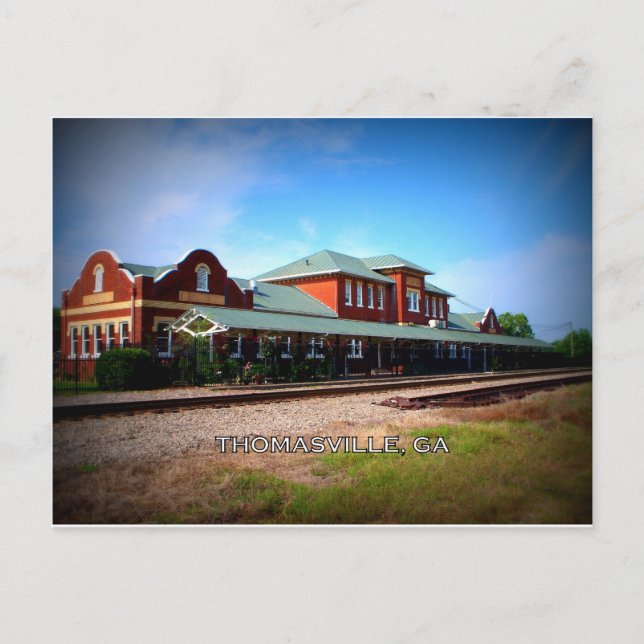 Carte Postale DEPOT - Thomasville, Géorgie (Devant)