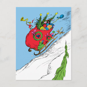 Carte Postale Dépouille de course Grinch & Max