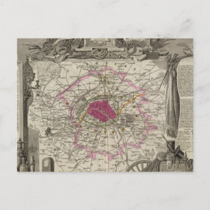 Carte Postale Dépt. De La Seine