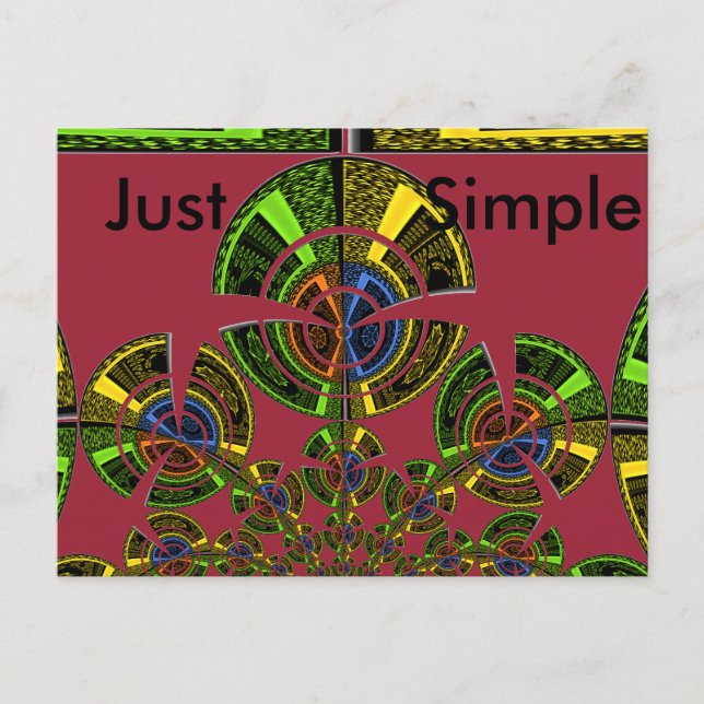 Carte Postale Dernier motif culturel maasaï africain (Devant)