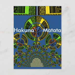 Carte Postale Dernier motif culturel maasaï africain