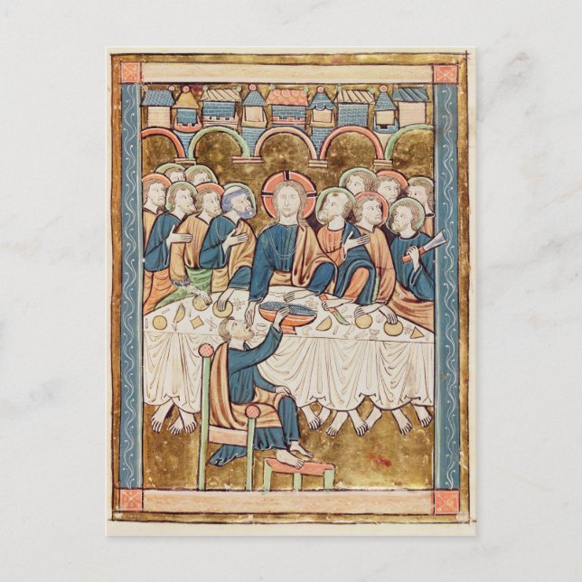 Carte Postale Dernière soupe, de Psautier a l'Usage de Paris (Devant)