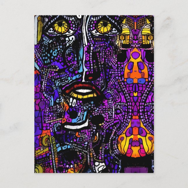 Carte Postale Dernières réflexions à la vente aux enchères d'art (Devant)