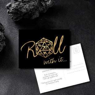 Carte Postale Dés à jouer RPG   Changement de date pour le joueu