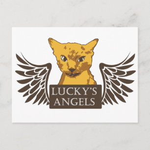Carte postale des anges de Lucky