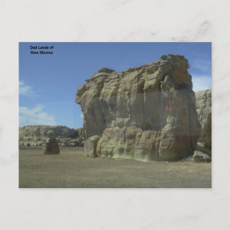 Carte postale des Bad Lands du Nouveau-Mexique
