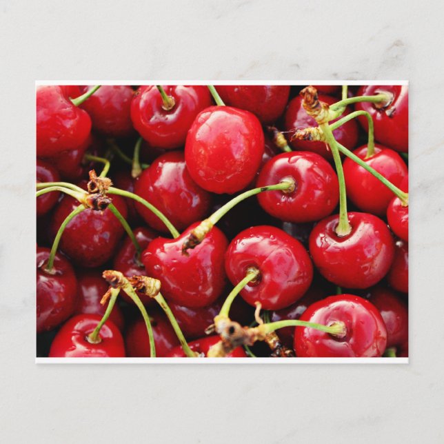 Carte postale des cerises (Devant)