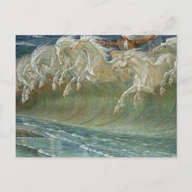 Carte postale des chevaux Neptunes (Devant)