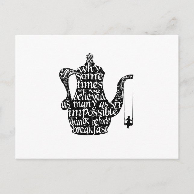 Carte Postale Des choses impossible (Devant)