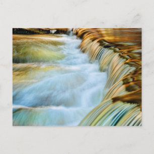 Carte postale des chutes d'eau de Poconos