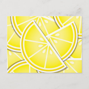 Carte Postale Des coins de citron funky !