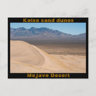 Carte postale des dunes de sable de Kelso
