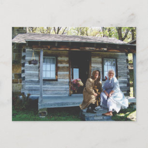 Carte postale des femmes pionnières du village de 