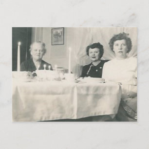 carte postale des filles d'anniversaire