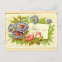 Des fleurs de scrapbook victoriennes "Love One Ano