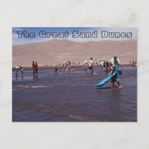 Carte postale des grandes dunes de sable du Colora