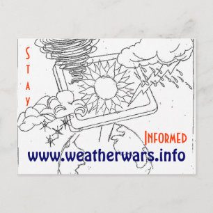 Carte postale des guerres météo