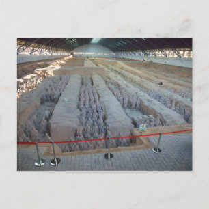 Carte postale des guerriers de Terra Cotta
