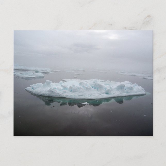 Carte postale des icebergs mystiques (Devant)