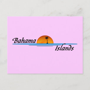 Carte postale des îles Bahama