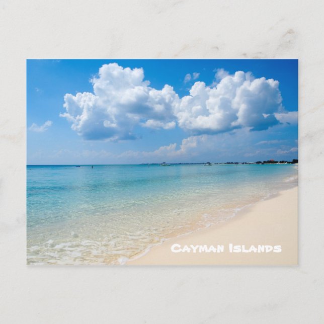 Carte postale des îles Caïmans - Seven Mile Beach (Devant)