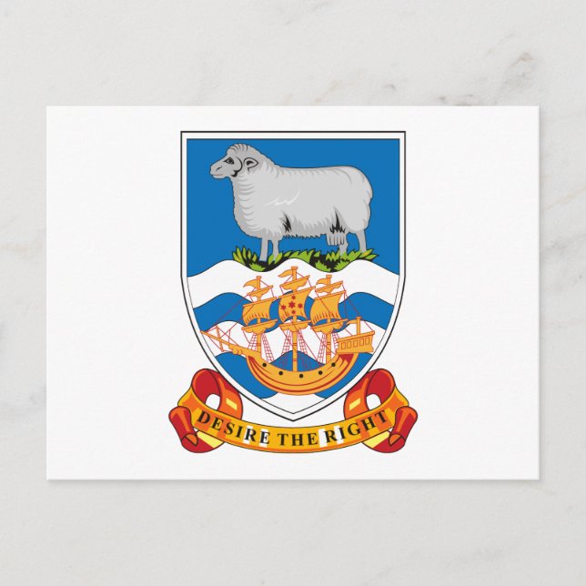 Carte postale des îles Falkland (Devant)