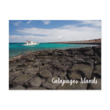Carte postale des îles Galapagos