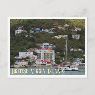 Carte postale des îles Vierges britanniques